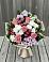 Букет цветов из: Альстромерии, Гвоздики, Розы и Хризантемы в Мостовик