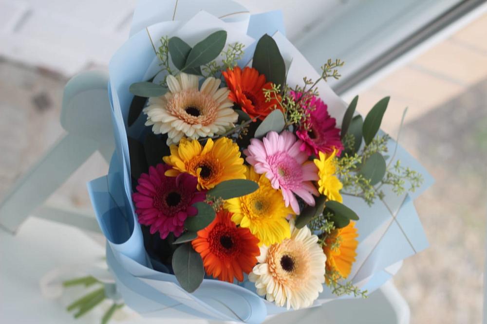 Букет цветов из: Герберы в Мостовик