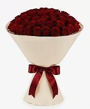 Букет 101 Бордовая роза Блэк Бакарра в Мостовик