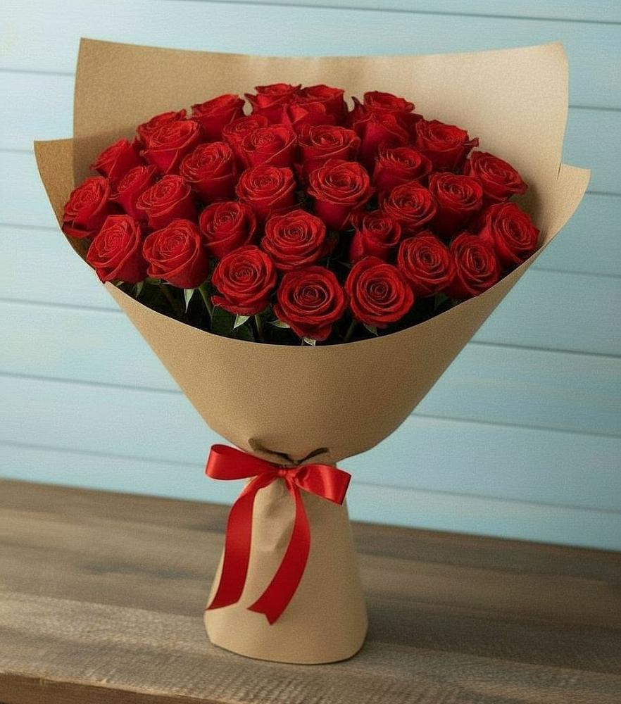 Букет Красные розы Милано в Мостовик