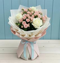 Букет цветов из:  Розы #REPLACE_PRED# Мостовик