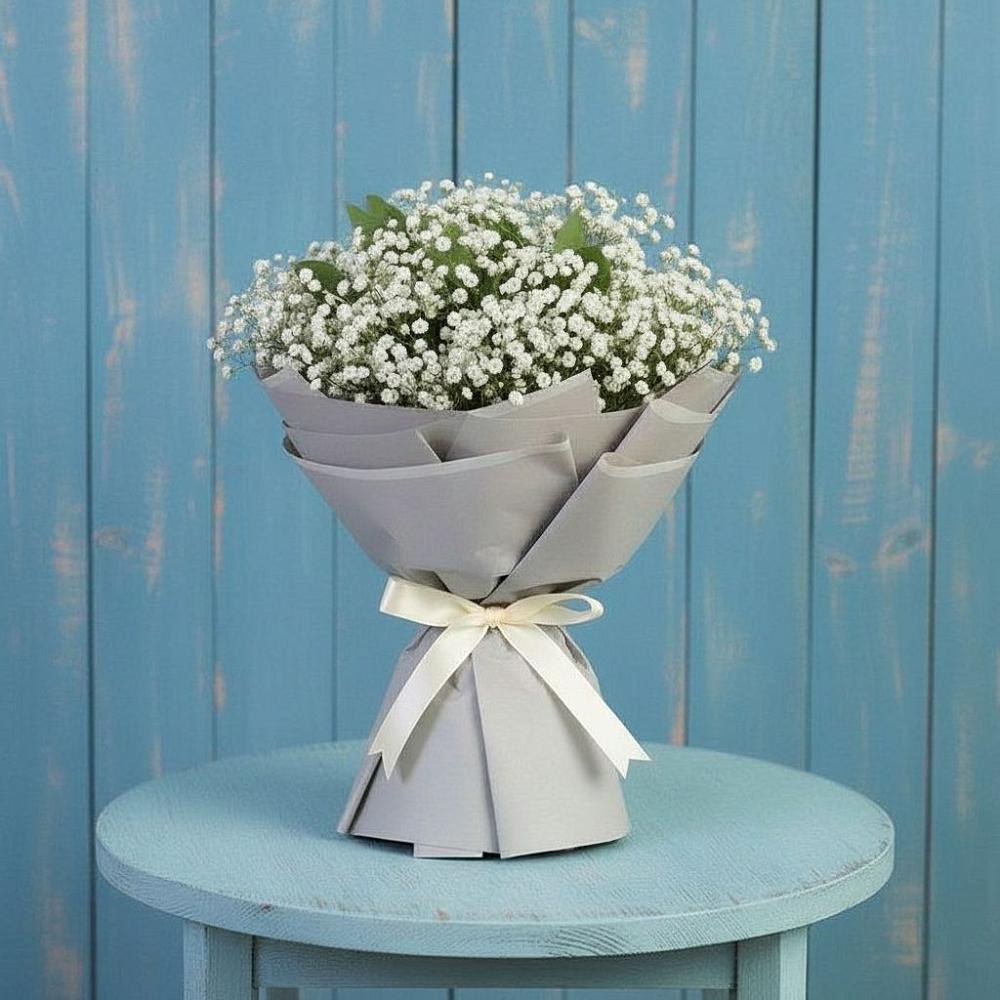 Букет цветов из: Гипсофила в Мостовик