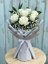 Букет цветов из:  Розы #REPLACE_PRED# Мостовик