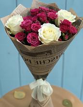 Букет цветов из:  Розы #REPLACE_PRED# Мостовик