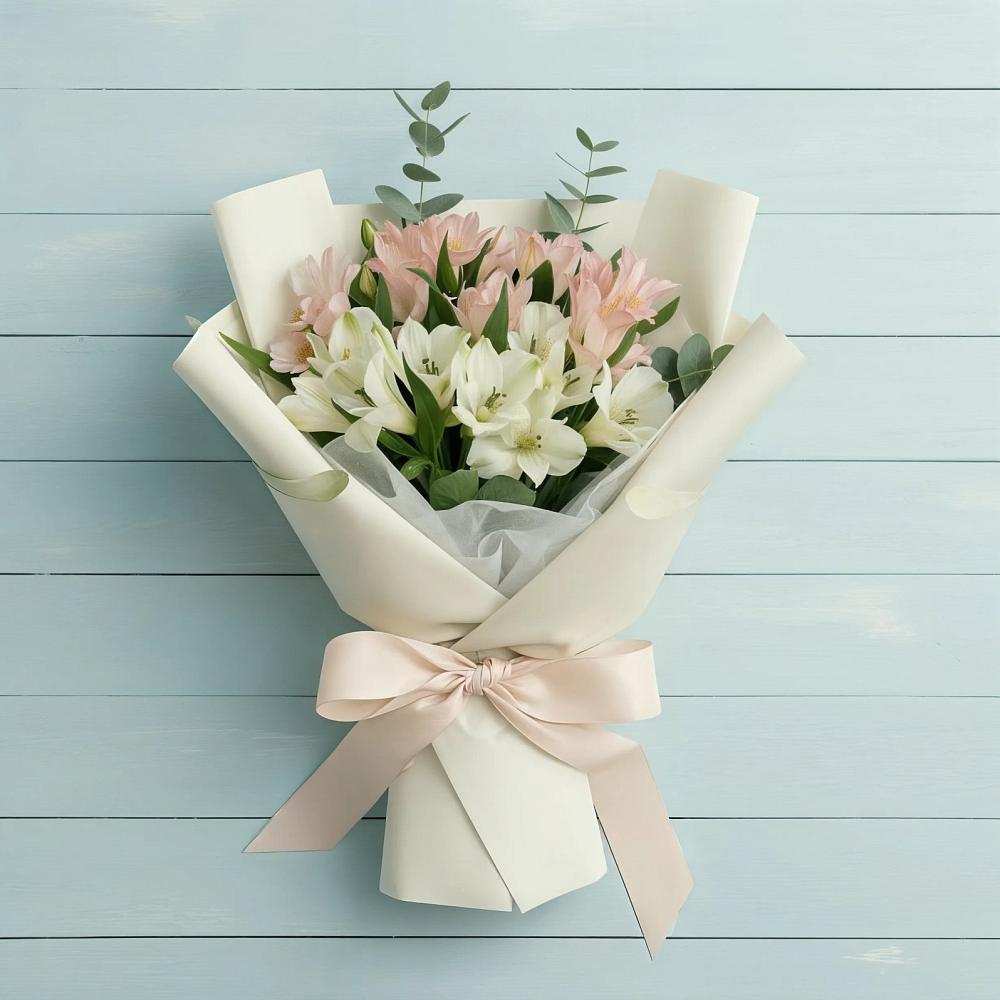 Букет цветов из: Альстромерии в Мостовик