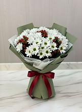 Букет цветов из:  Хризантемы #REPLACE_PRED# Мостовик