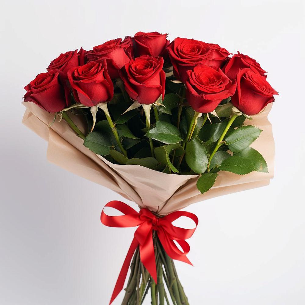 Букет 11 Красных роз Эдлесс Лав в Мостовик